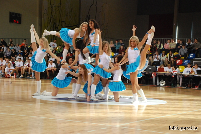 Звезды баскетбола в Даугавпилсе (февраль 2012)